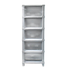 Multi-purpose Anti-slip 5 Layer Modular Drawer Storage System