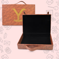 Multi Purpose Use Carrying Leather Case Briefcase (3020 Cm 1 Pc B Grade)