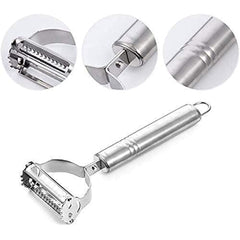 3 In 1 Stainless Steel Vegetable And Fruit Peeler Set (3 Pcs Set)