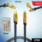 4 In 1 Charging Cable 65w Cable (1 Pc 94 Cm)