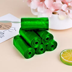 Bio-degradable Eco Friendly Garbagetrash Bags Rolls (19 X 21) (Green) Pack of 2