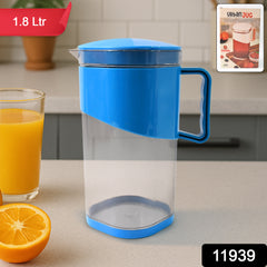 Urban Jug 1.8 Litre Bpa-free Plastic Water Juice Jug With Lid And Handle