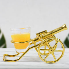Top Cannon Tealight Holder Candle Holder (1 Pc)