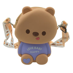 Cute Cartoon Girls Backpack Shoulder Bag Purse Portable Mini Silicone Handbag Girls Childrens Bagpurse For For Girls Women Gift Girls Bag Accessories (1 Pc)