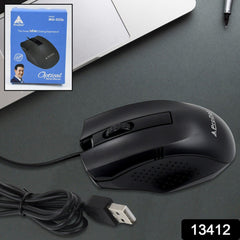 Computer Laptop Wired Optical Mouse (1 Pc)