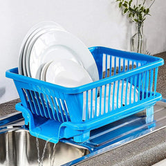 Plastic Sink Dish Drainer Drying Rack (With Brown Box)