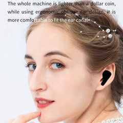 Earphones With Touch Control Black Bluetooth M12 Max Wireless Technology Stereo Sound Made With High-end Material