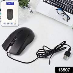 Computer Laptop Wired Optical Mouse X2 (1 Pc)