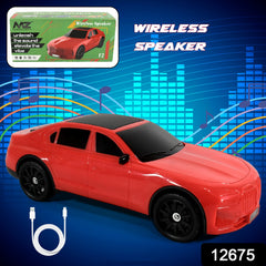 Wireless Bluetooth Speaker Portable Car Shape Music Speaker Support Bluetooth Tf Card Usb Fm Radio Function Unique Shape Car Speaker