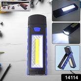 3w Cob Led Work Light Portable Battery-Operated Torch with Ultra-Bright Flood Beam (1 Pc)