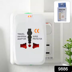 Universal Travel Adapter With Dual Usb Charger Ports - International Multipurpose