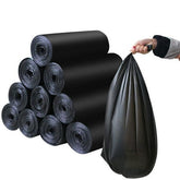 Garbage Bags Small Size Black Colour (17 X 19) Pack of 8