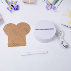 Creative Visualization Lamp 3d Acrylic Decorative Lamp With Pen