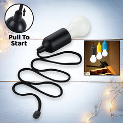 Pull Cord Led Light Bulb Led Pull Cord Light Hanging Led Bulb Pull Wire Drawstring Light Bulb Black Led Pendant Lights