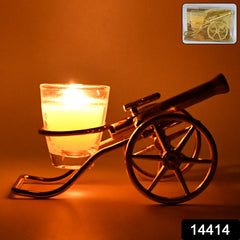 Top Cannon Tealight Holder Candle Holder (1 Pc)
