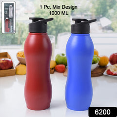 Stainless Steel Water Bottle (1000ml Mix Colour 1 Pc Matte)
