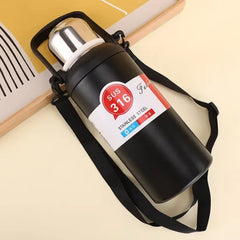 Stainless Steel Airtight Insulated Thermos Bottle (1200ml Approx)