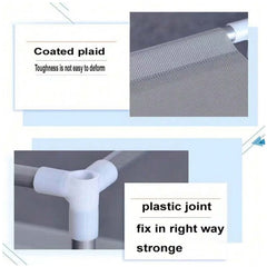 Big 8 Compartment Portable And Collapsible Wardrobe Racks (1 Set)