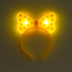 Led Glowing Bow Hairband (1 Pc)