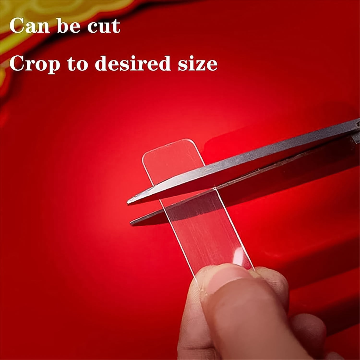 60-piece (Approx)  Double-sided Transparent Adhesive Stickers